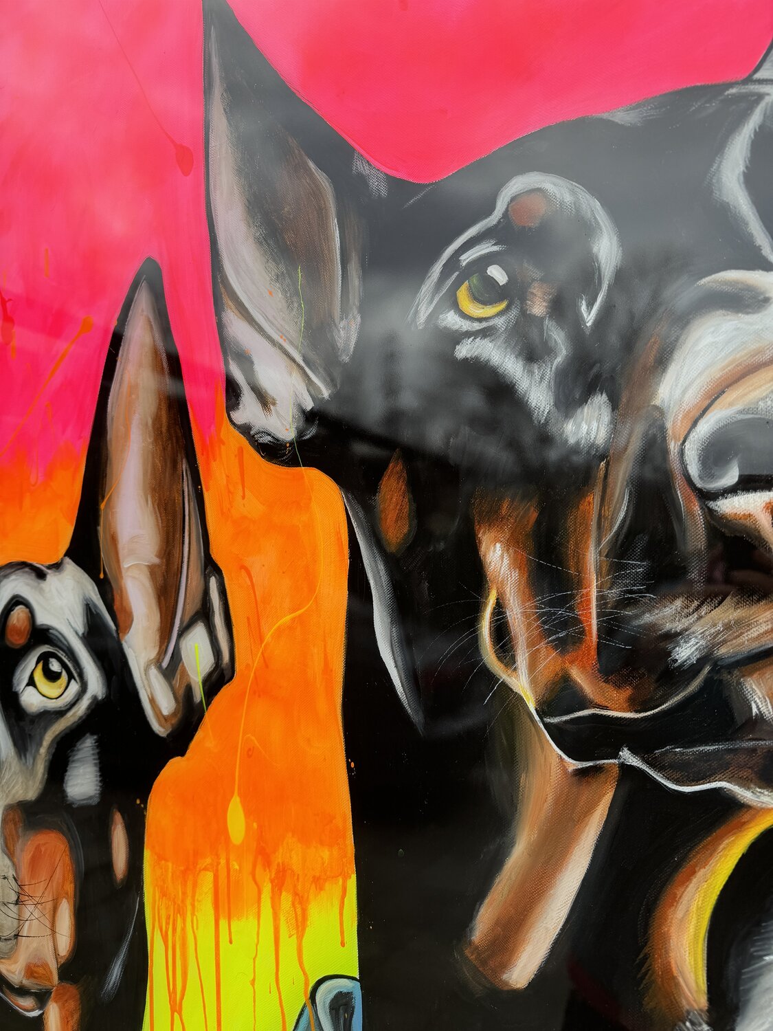 Hero Dogs – Original, Detailansicht
