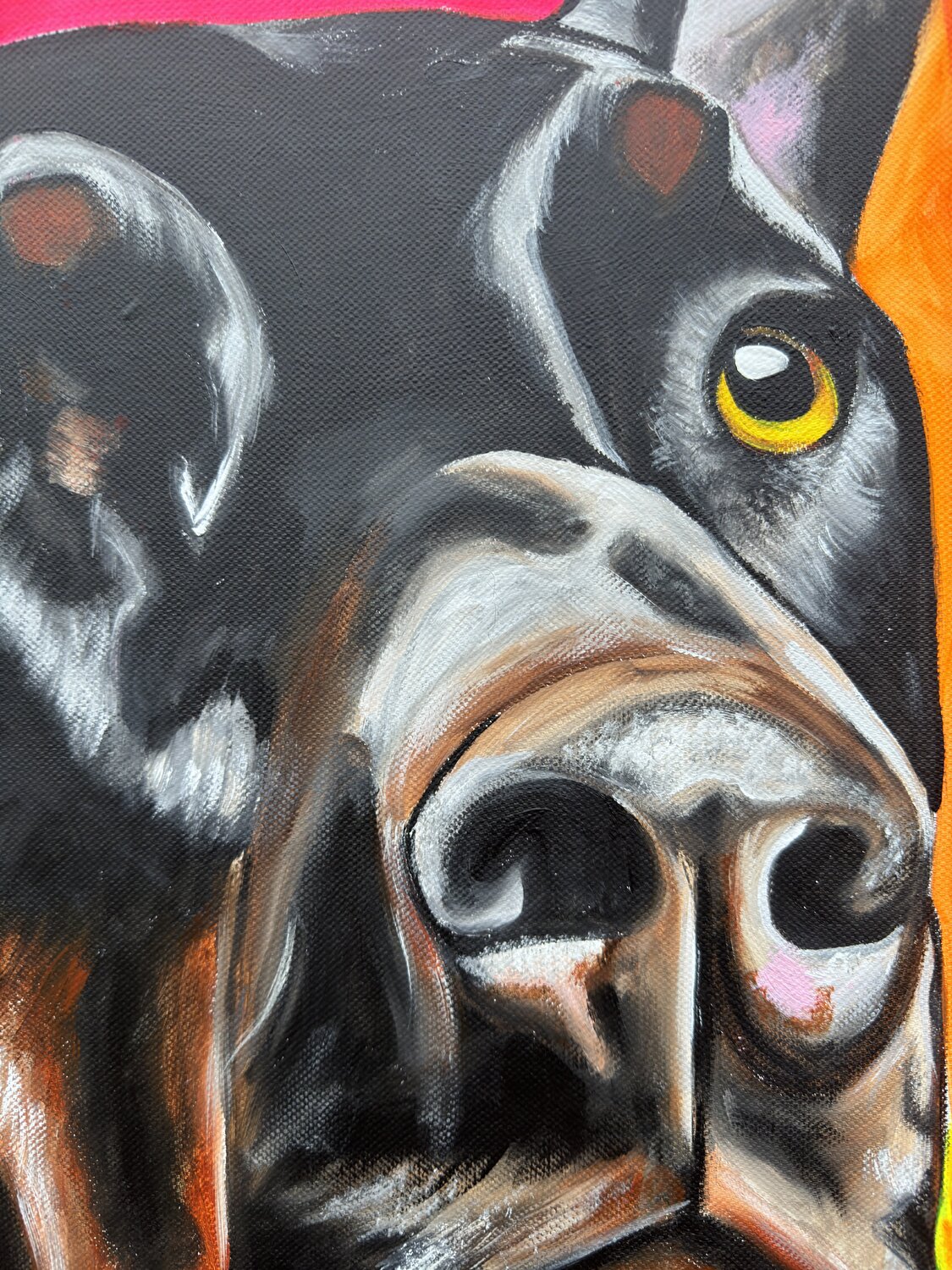 Hero Dogs – Original, Detailansicht