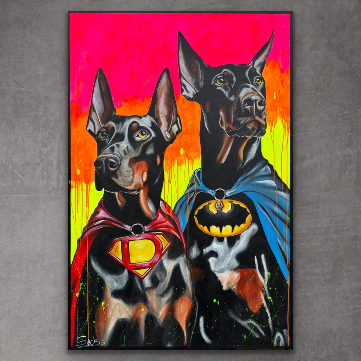Hero Dogs – Original, Detailansicht