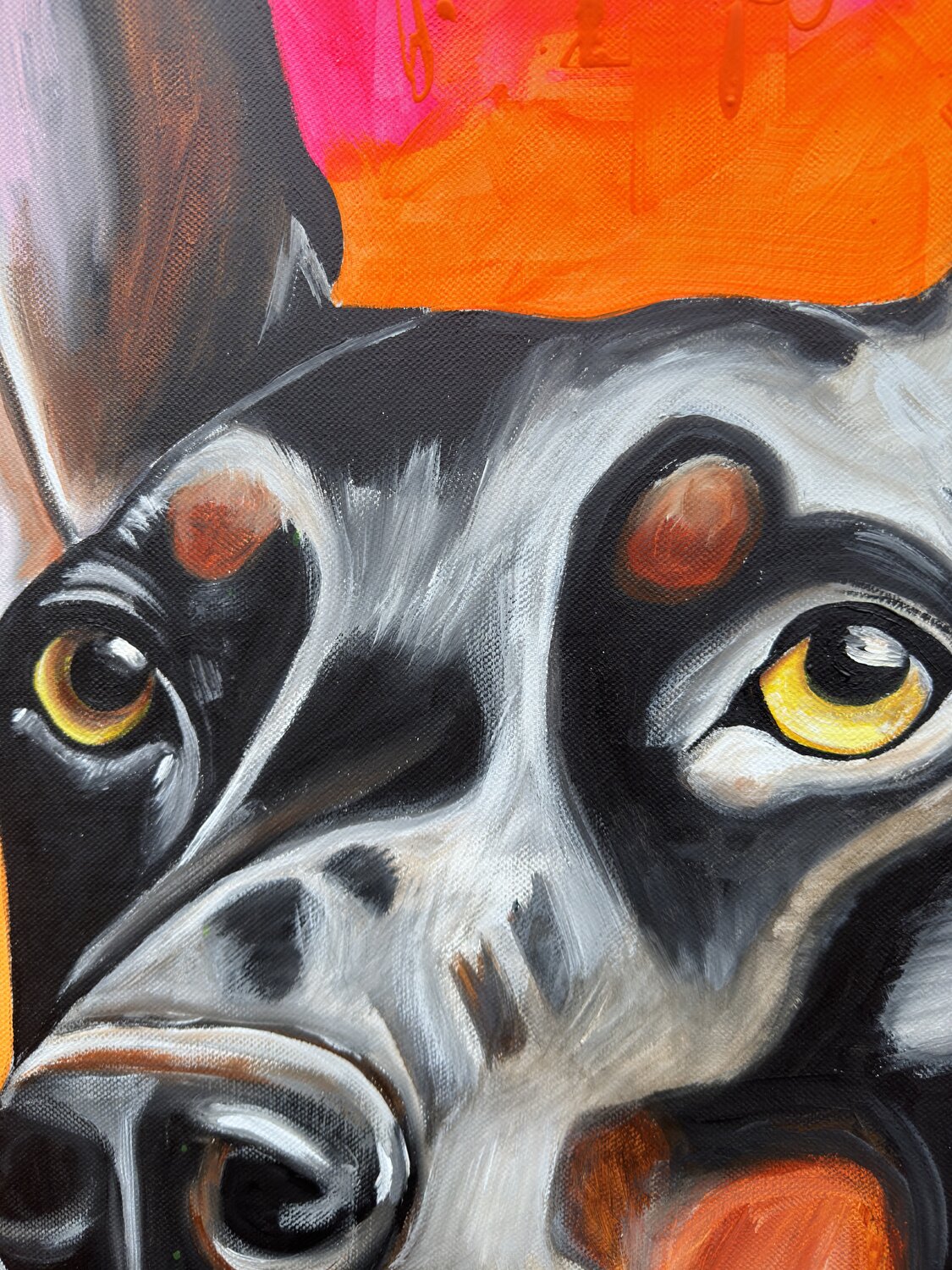 Hero Dogs – Original, Detailansicht