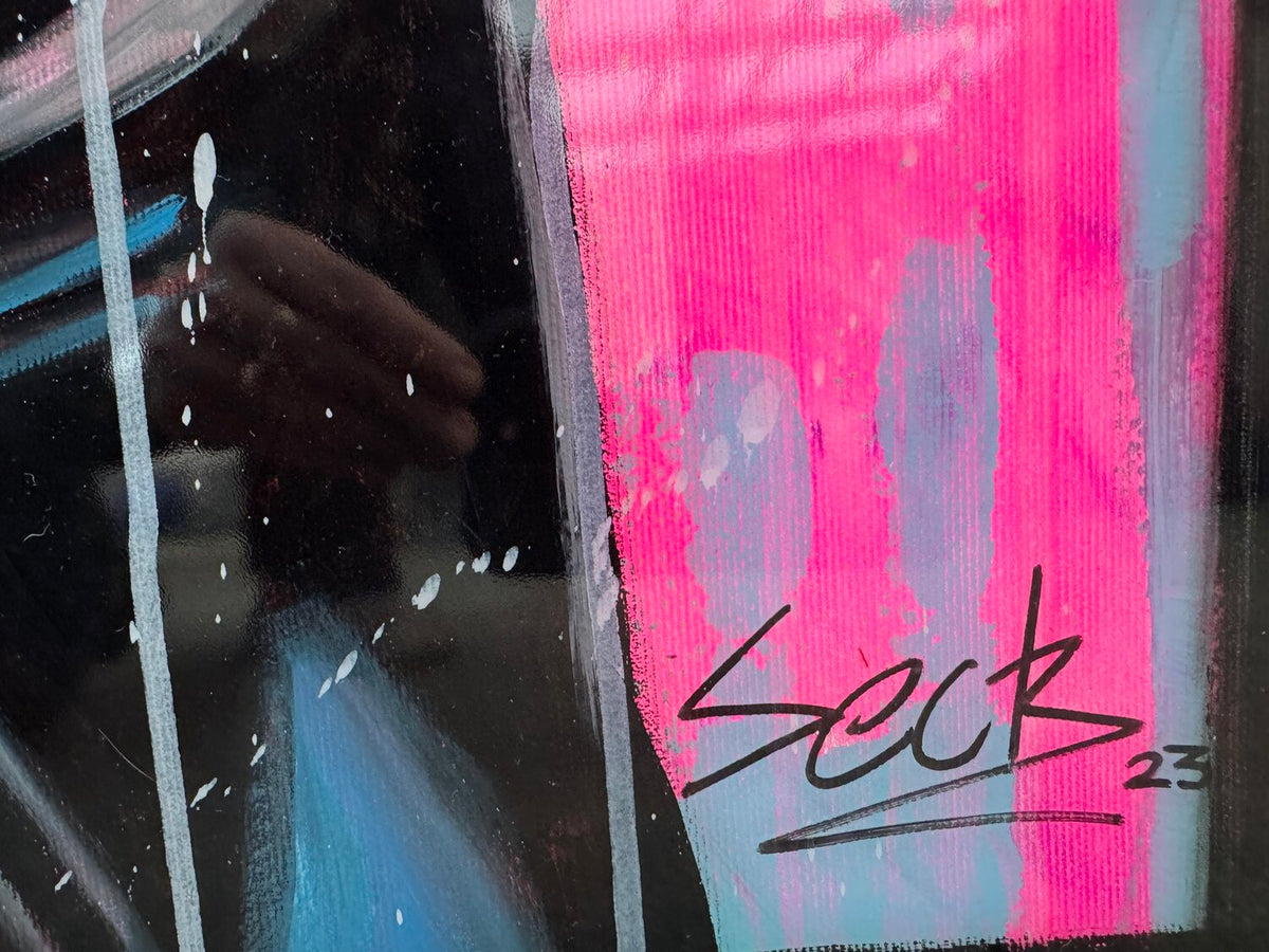 Pink Frozen – Original, Detailansicht