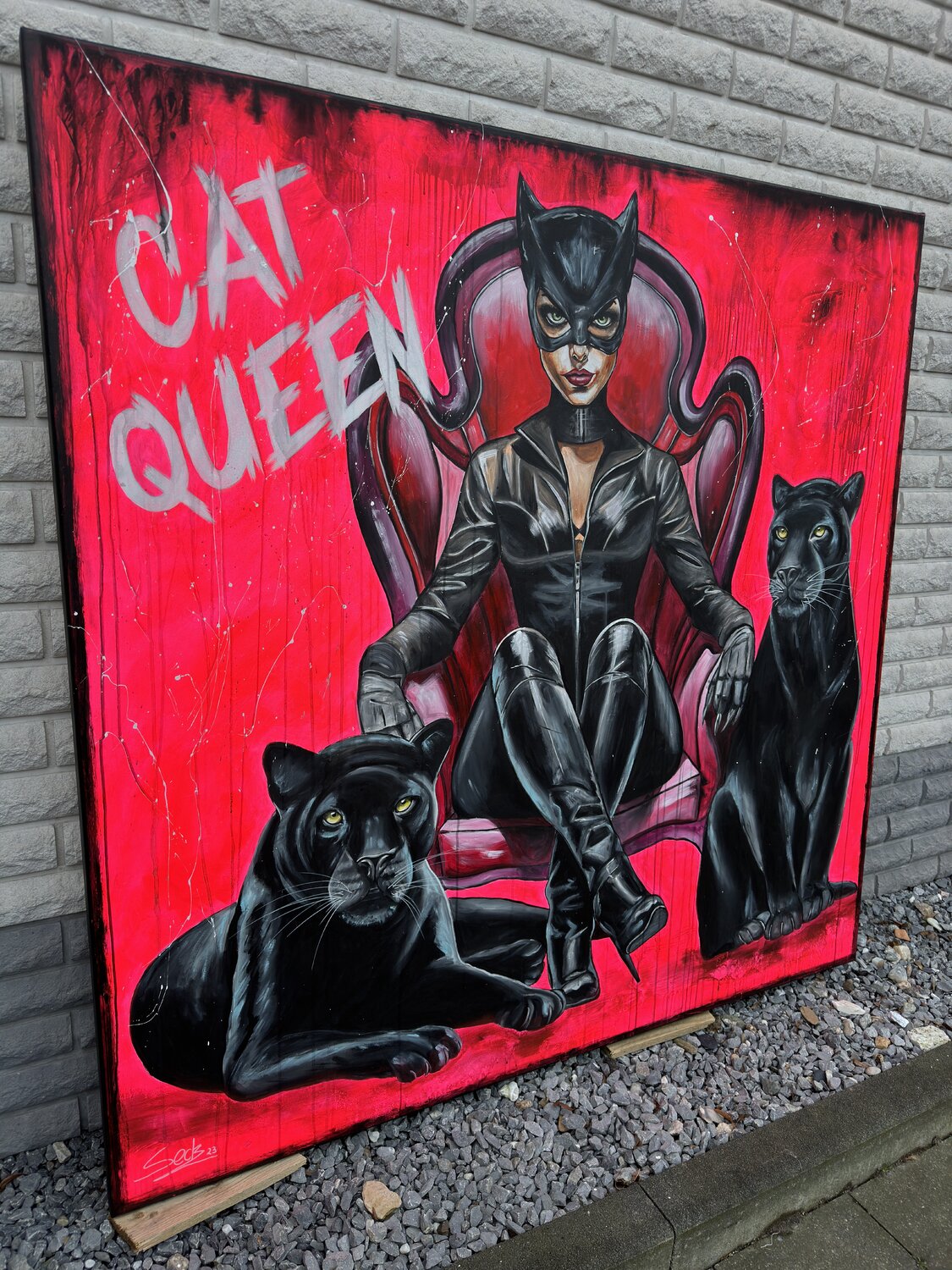 Cat Queen – Original, Detailansicht