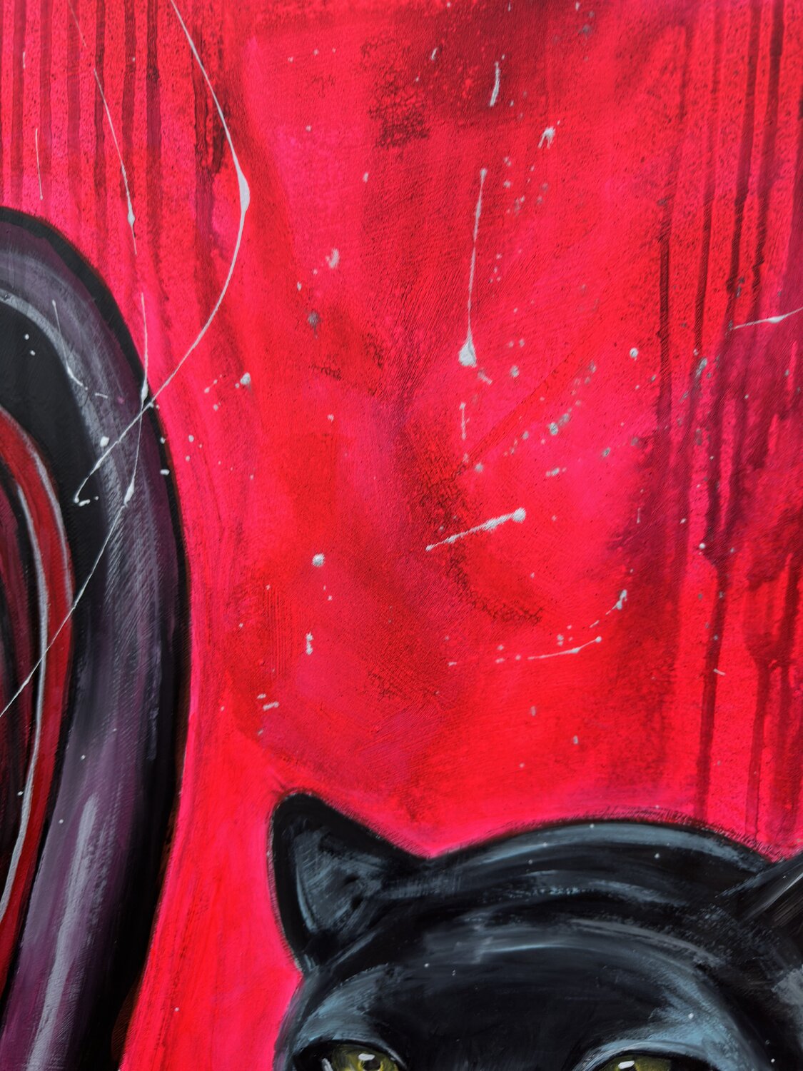 Cat Queen – Original, Detailansicht