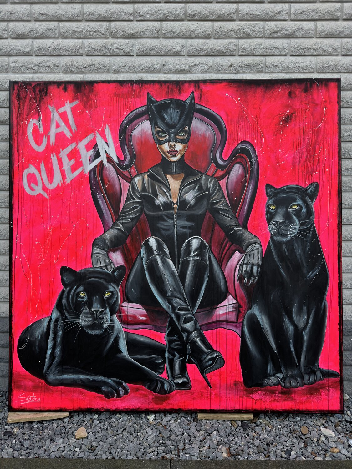 Cat Queen – Original, Detailansicht