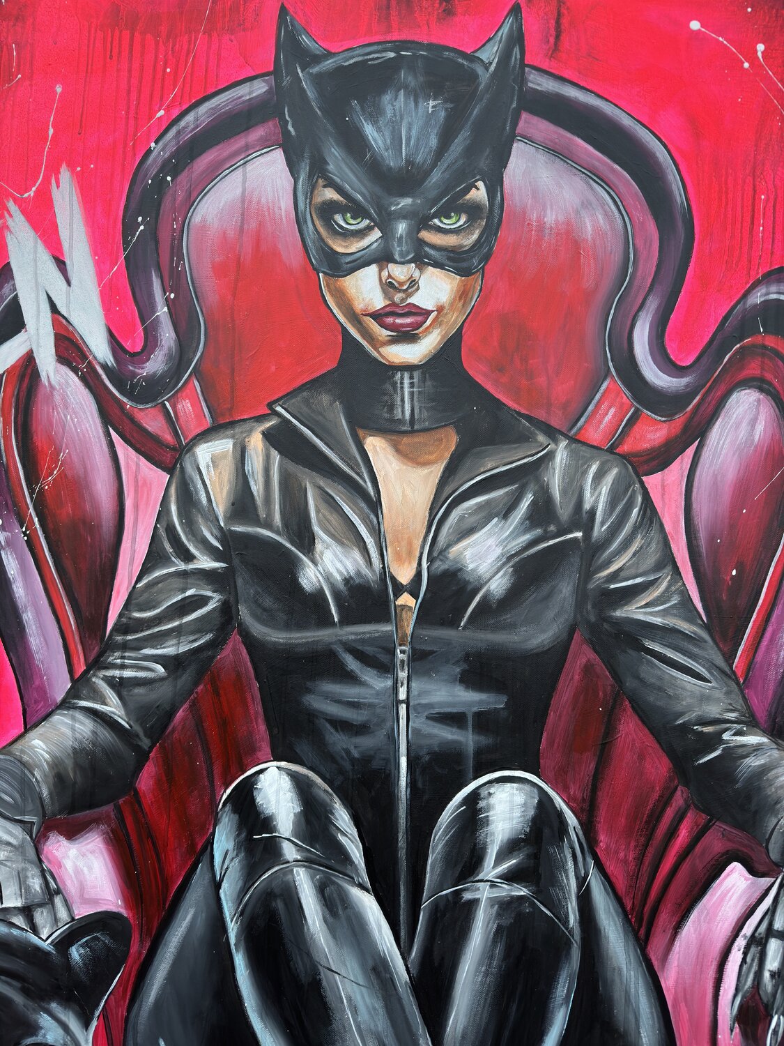 Cat Queen – Original, Detailansicht
