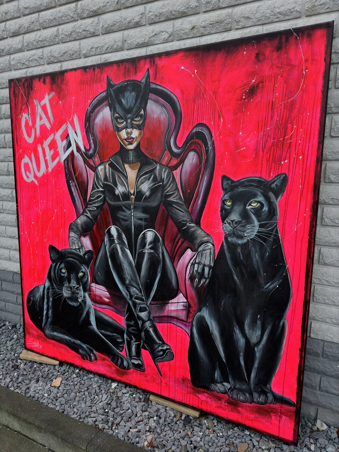 Cat Queen – Original, Detailansicht