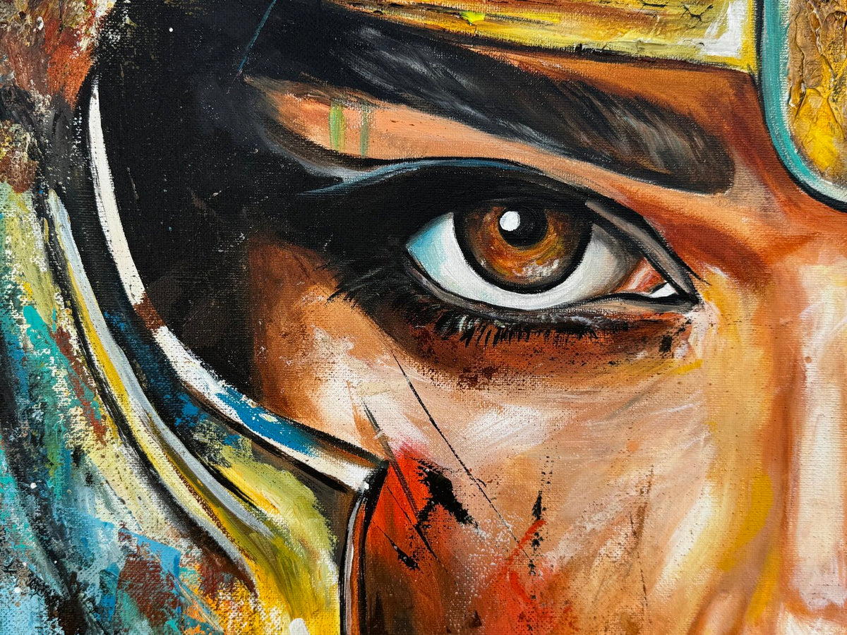 Warrior Inside – Original, Detailansicht