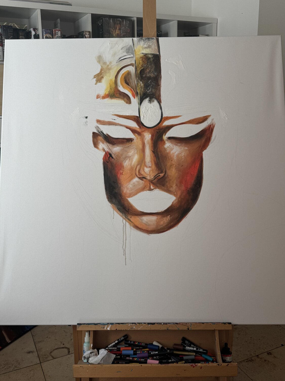 Warrior Inside – Original im Raum