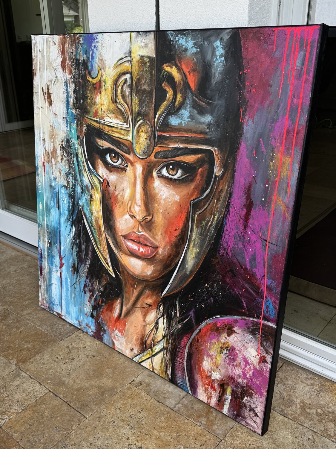 Warrior Inside – Original, Detailansicht