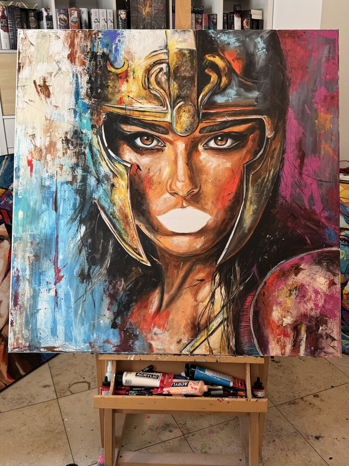 Warrior Inside – Original, Detailansicht