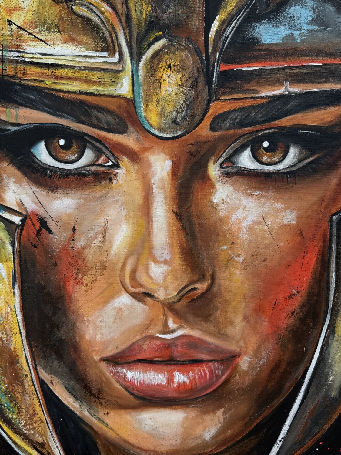 Warrior Inside – Original, Detailansicht