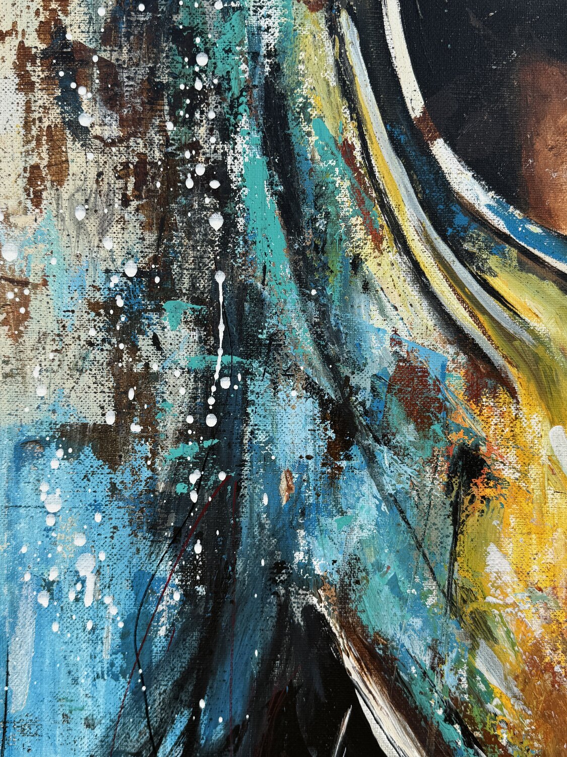 Warrior Inside – Original, Detailansicht