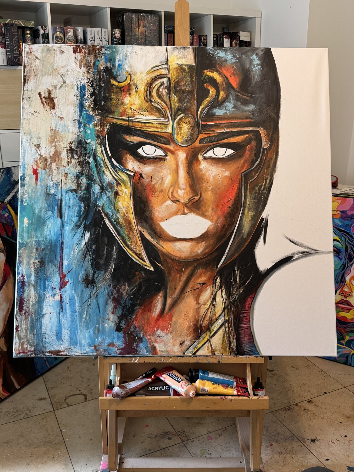 Warrior Inside – Original, Detailansicht
