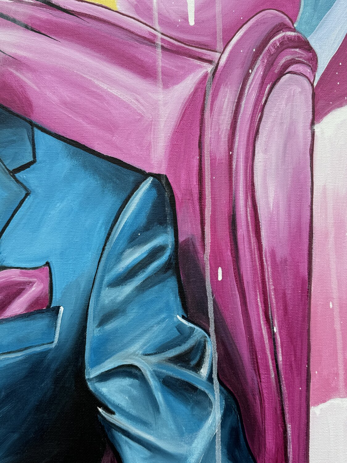 Paulchen first – Original, Detailansicht