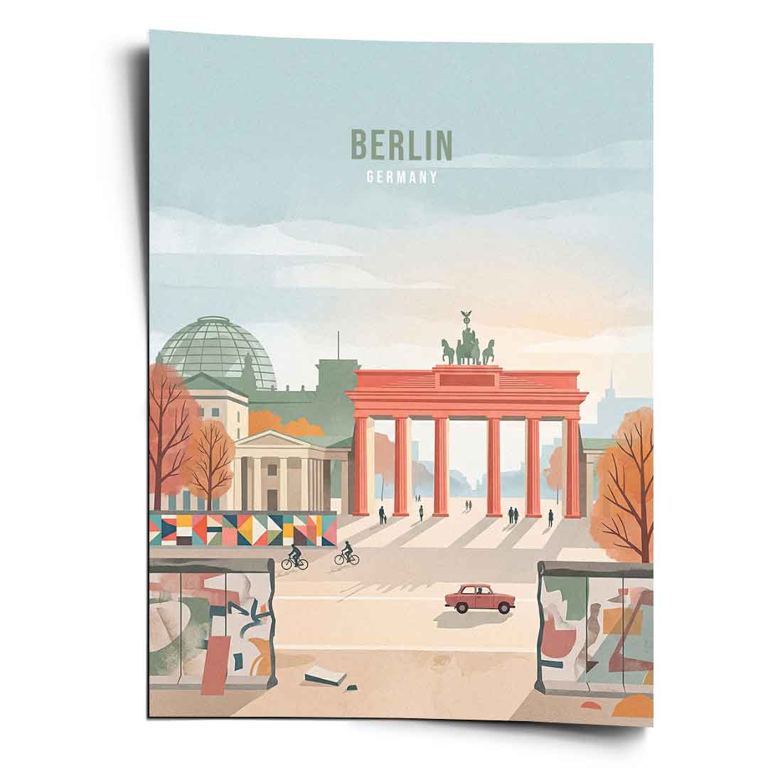 DOTCOMCANVAS Berlin Poster Vorderansicht