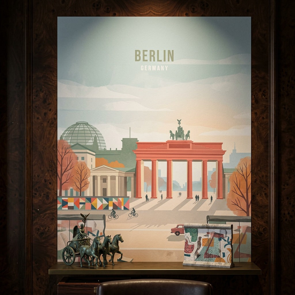 DOTCOMCANVAS Berlin Poster im Raum Beispiel