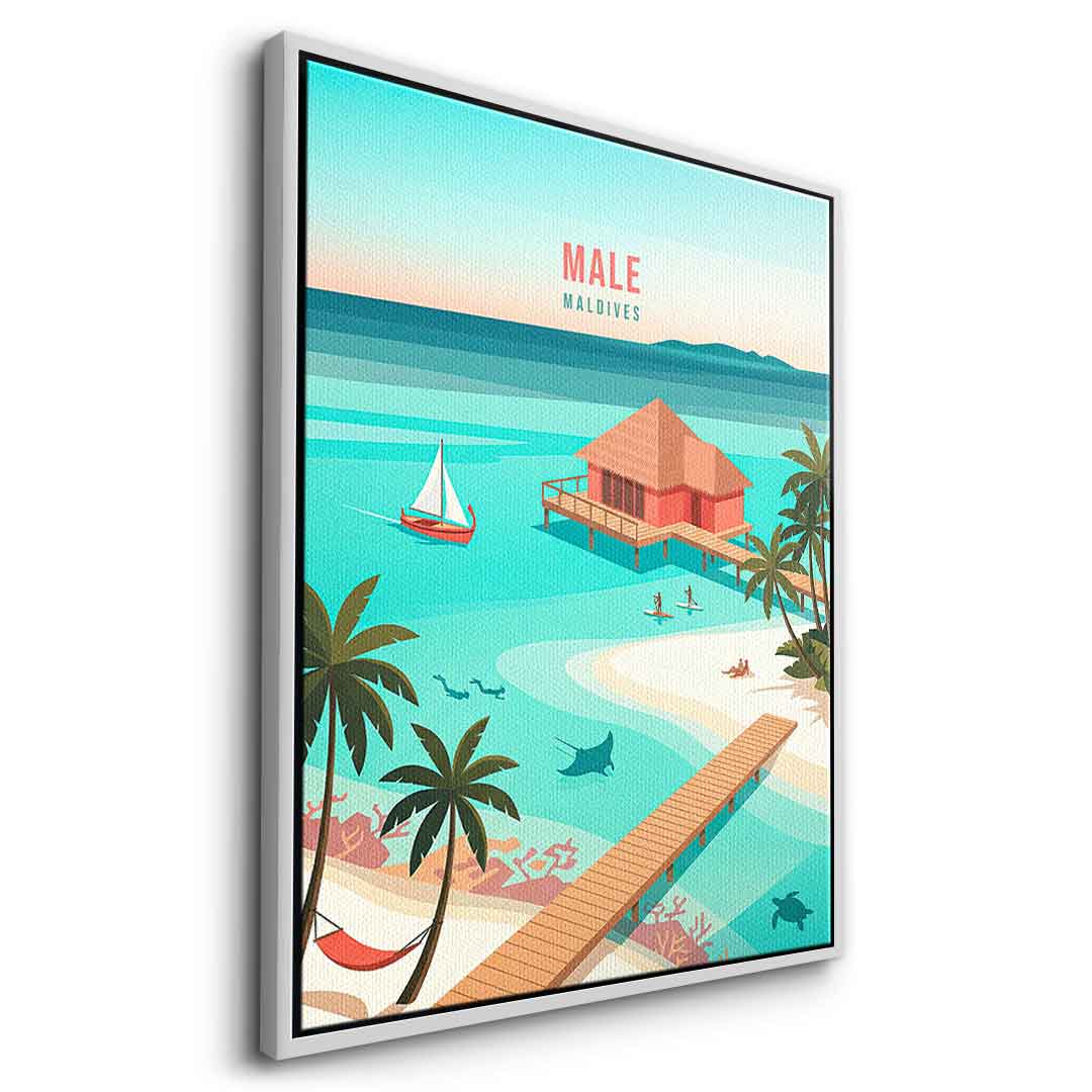 Male Leinwandbild 10