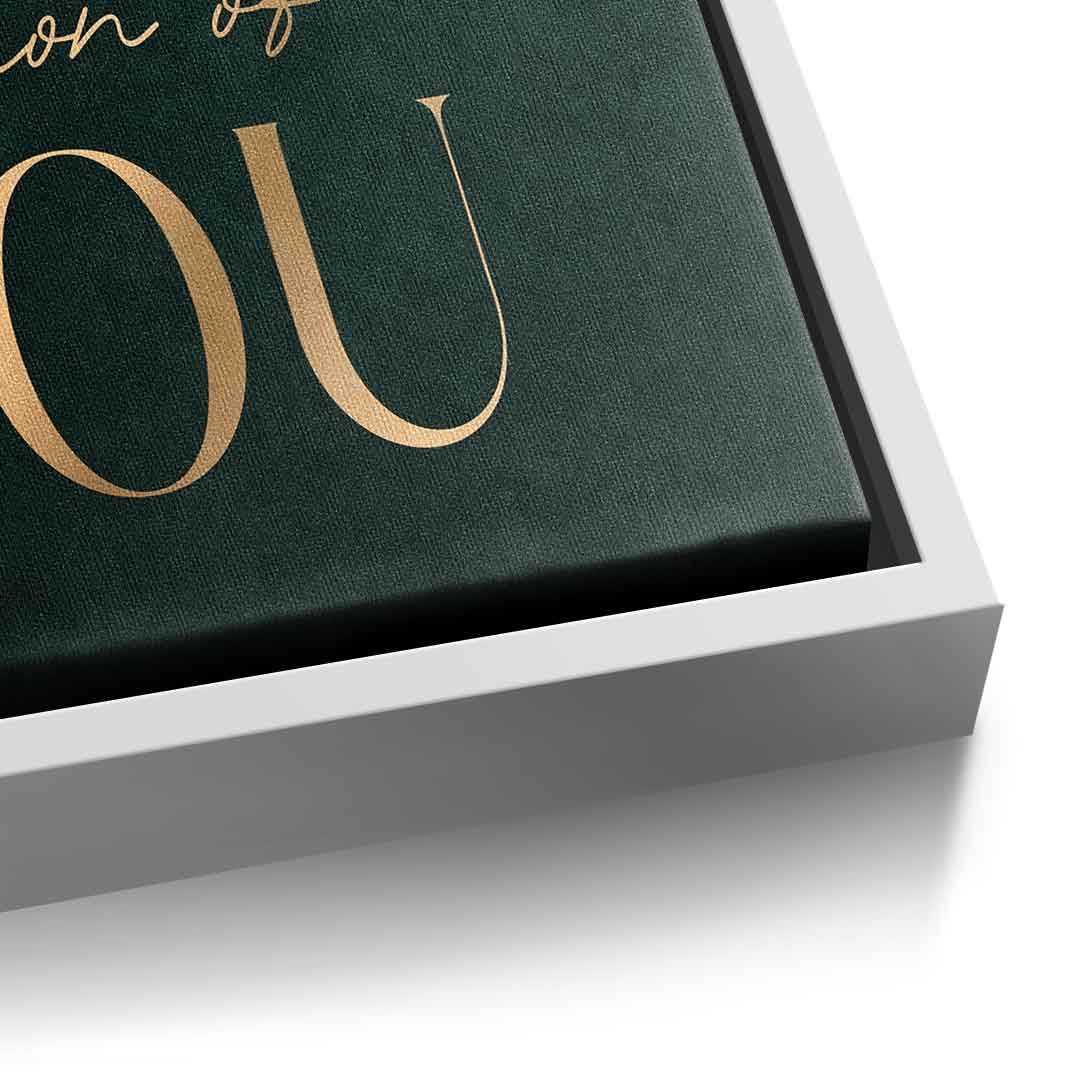 Be the Best Leinwandbild Detailaufnahme – Motivation Typografie