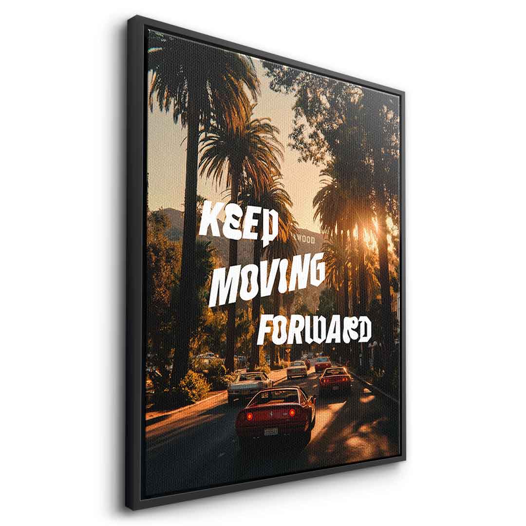 Keep moving forward Leinwandbild 11
