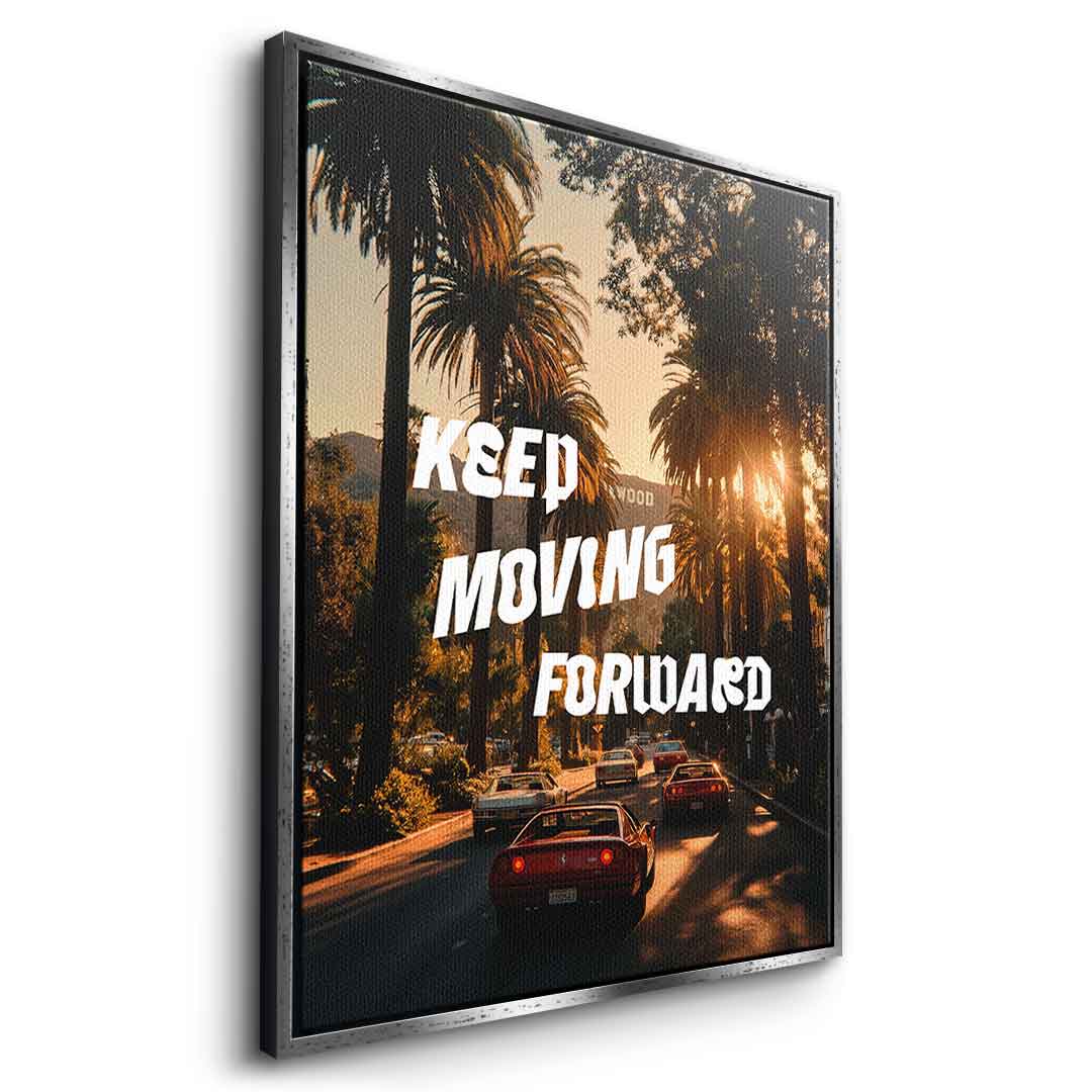 Keep moving forward Leinwandbild 13