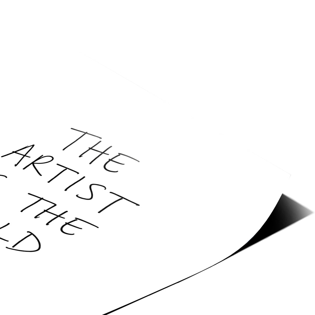 DOTCOMCANVAS Survived Poster Detailansicht Nahaufnahme