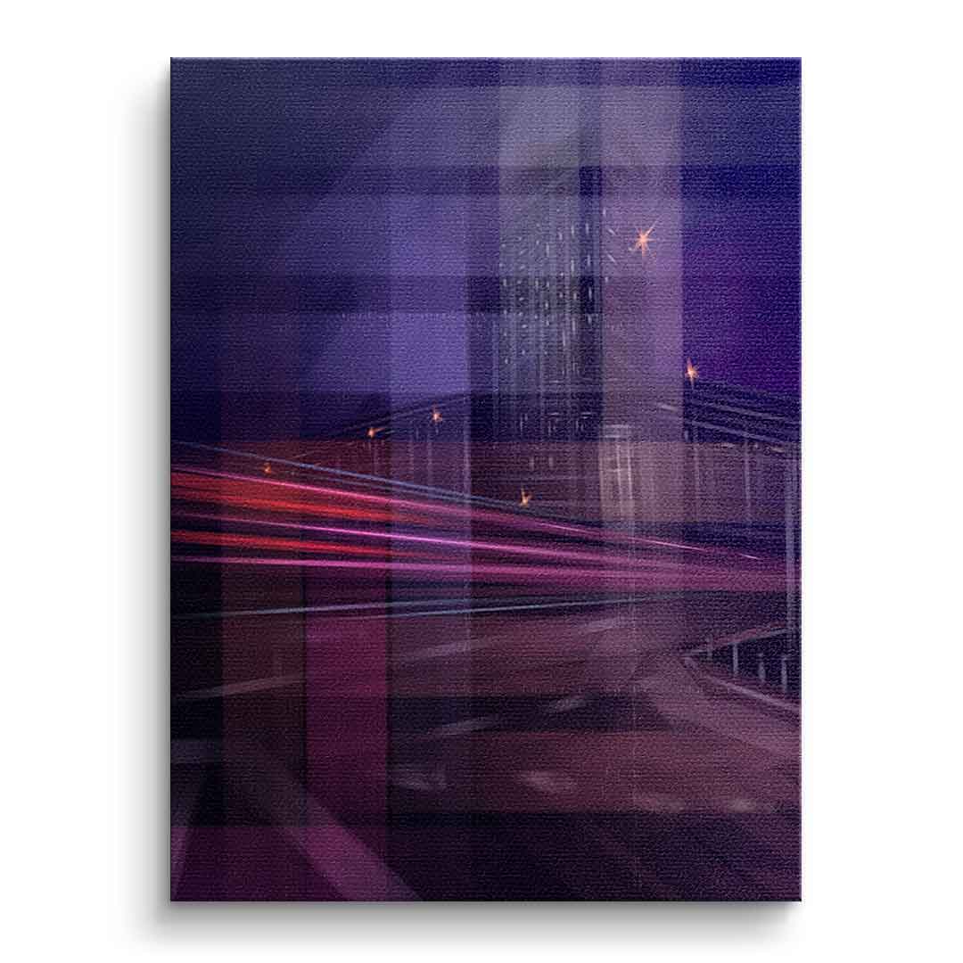 City of Dreams in Grids - Leinwandbild