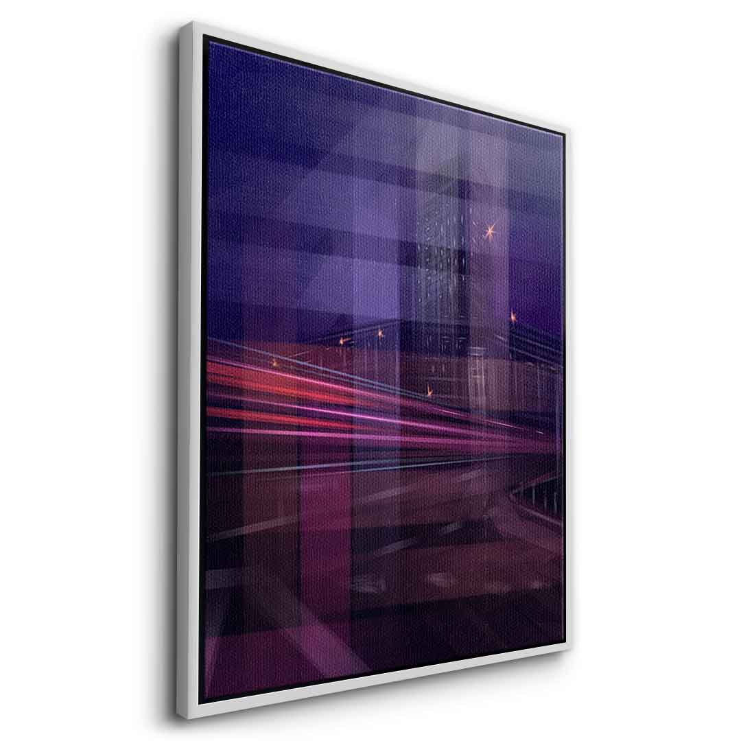 City of Dreams in Grids - Leinwandbild Seite