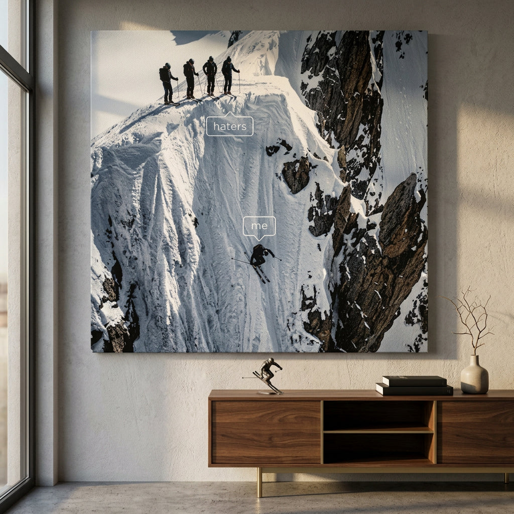 DOTCOMCANVAS Me & Dreams Leinwandbild im Wohnraum