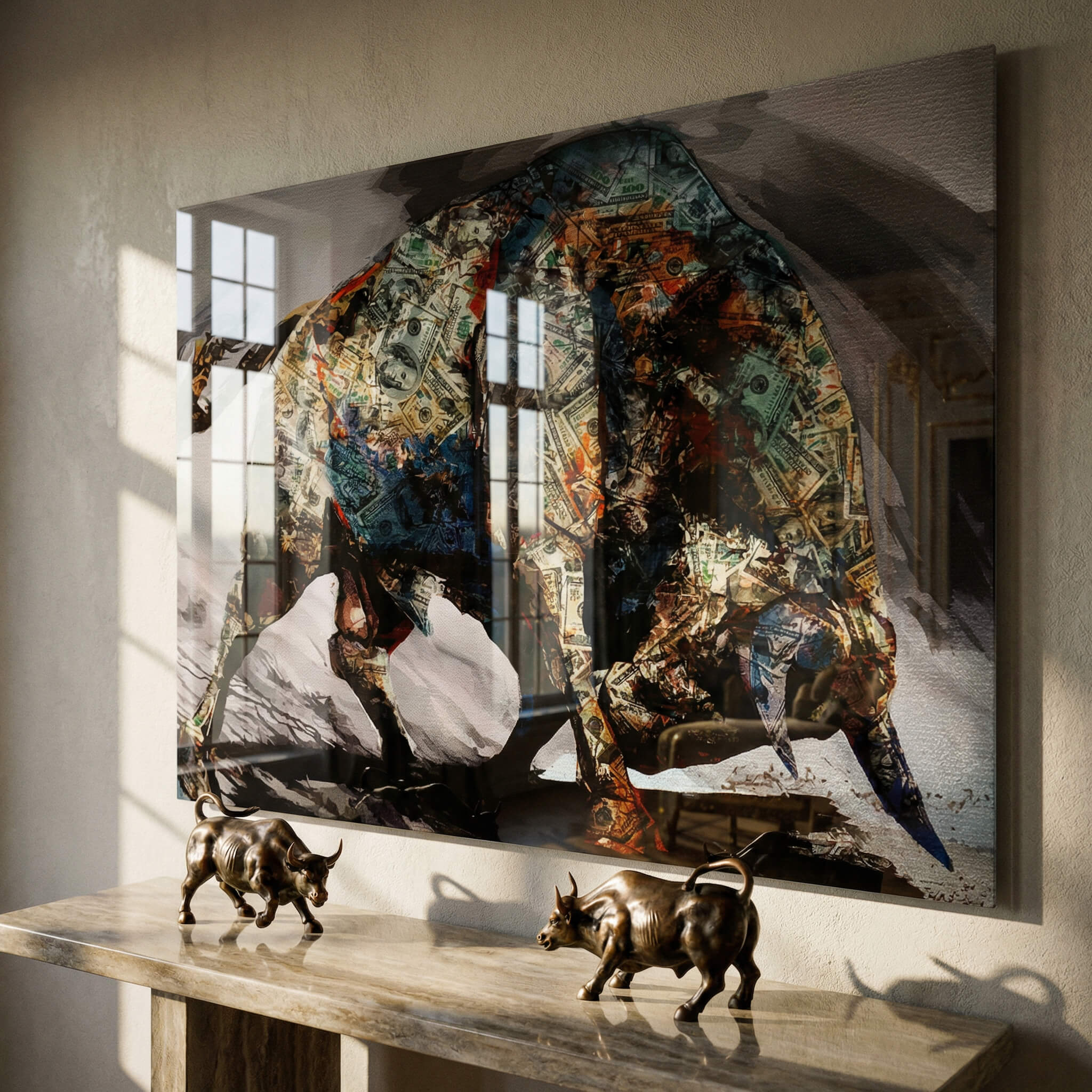 Money Bull - Acrylic glass
