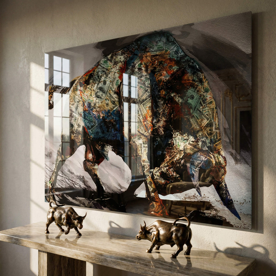 Money Bull - Acrylic glass