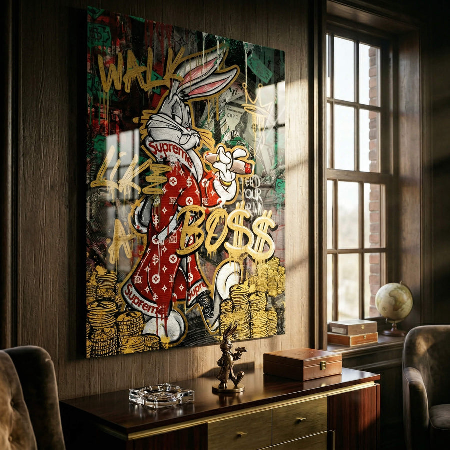 WALK LIK€ A BO$$ - Acrylic glass
