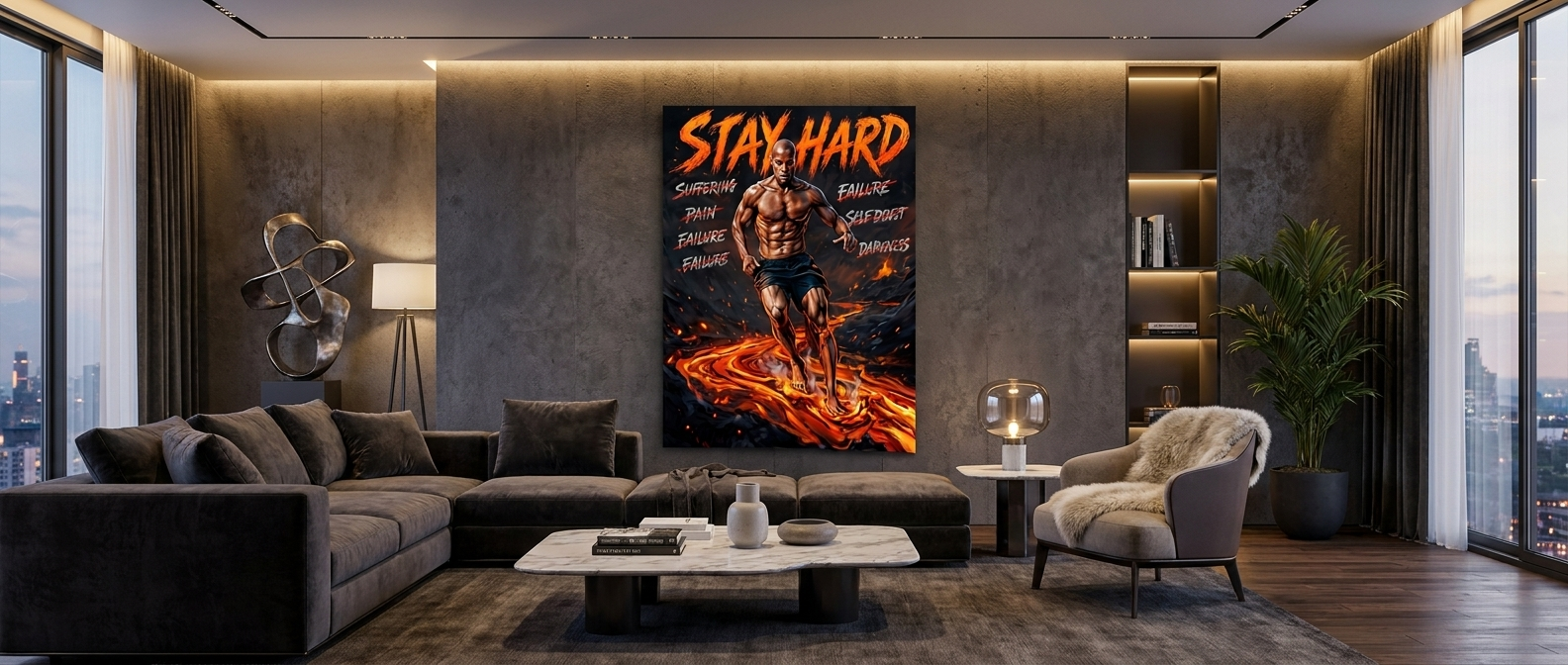Stay Hard - Poster - Website Banner