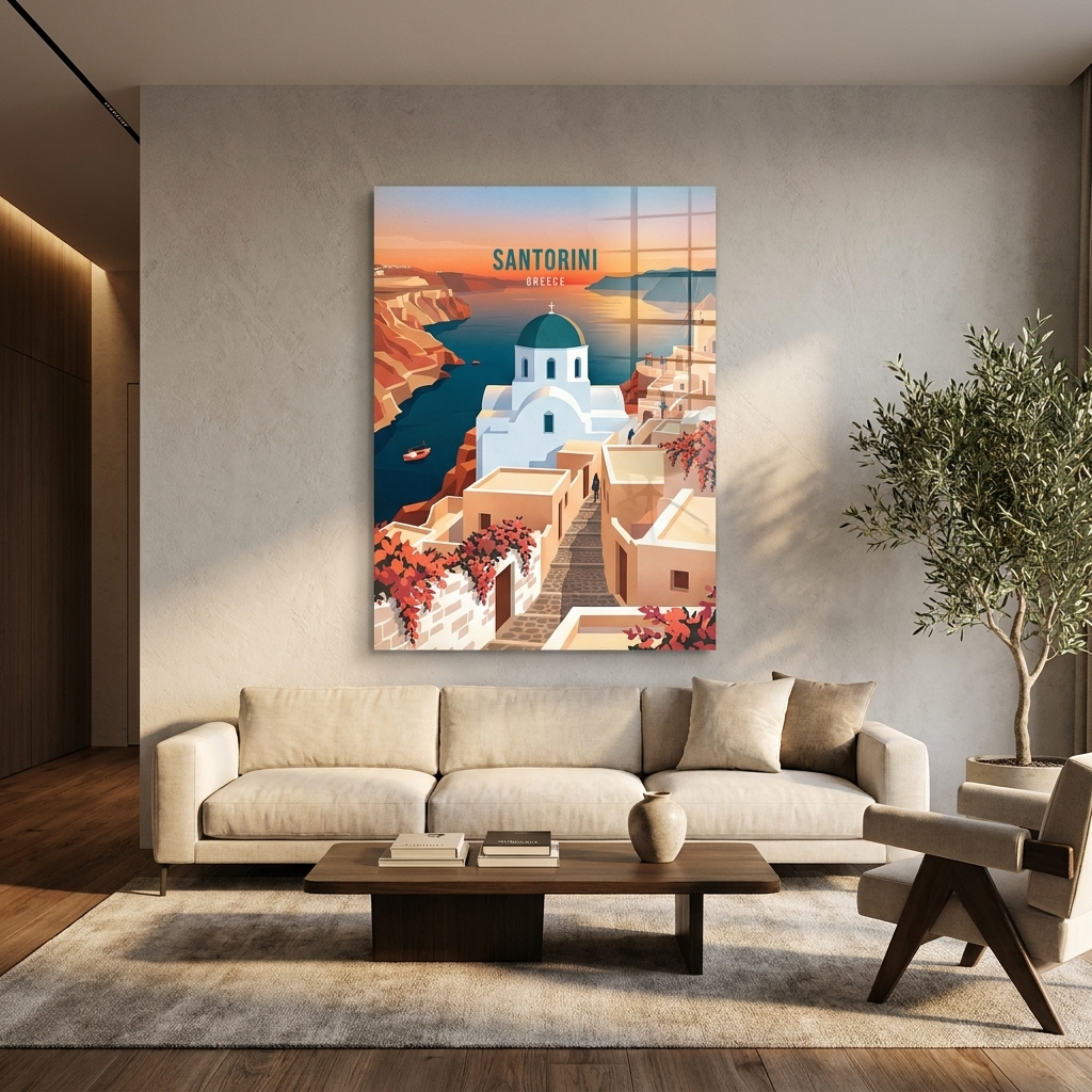 Santorini - Acrylglas