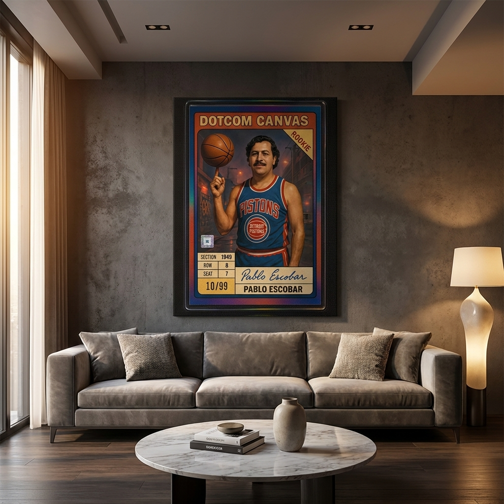 Pablo Escobar Basketball Card