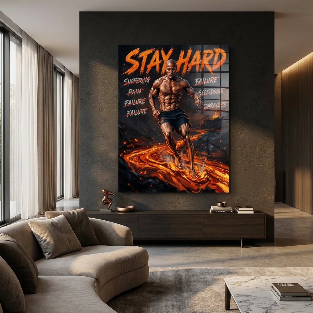Stay Hard - Acrylglas