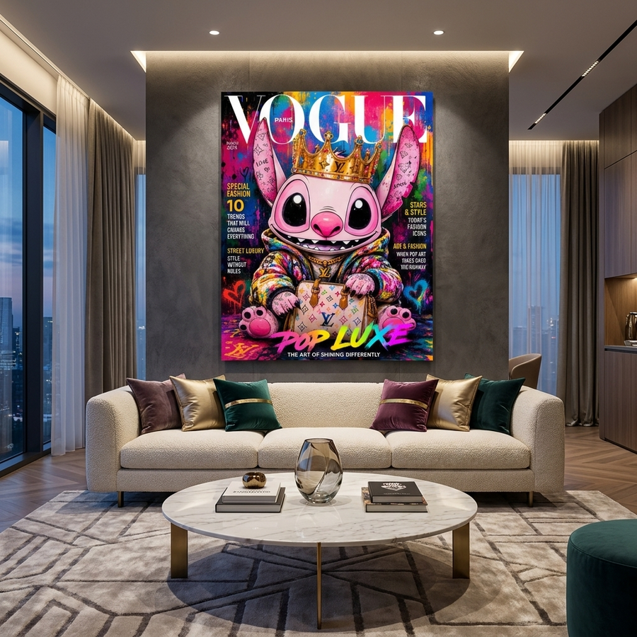 Pop Luxe - Poster Room mockup