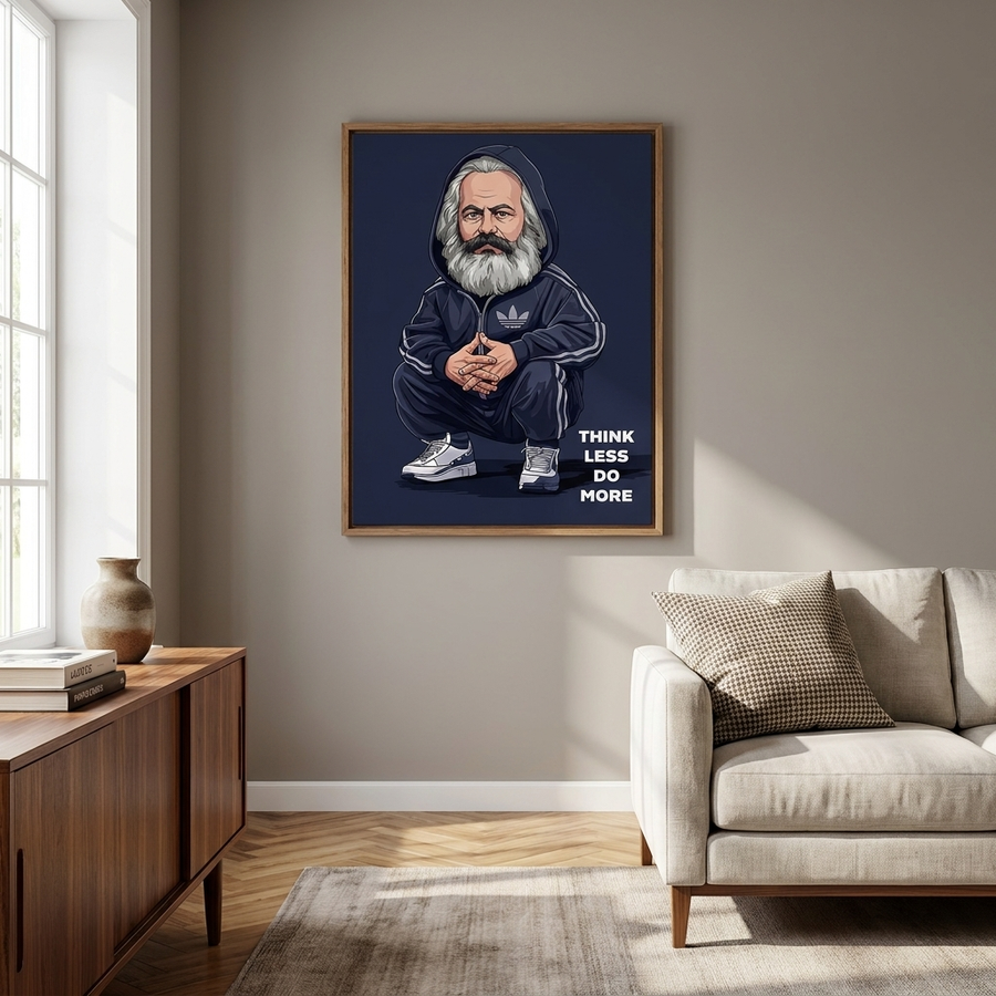 Karl Marx Swag Raum Mockup