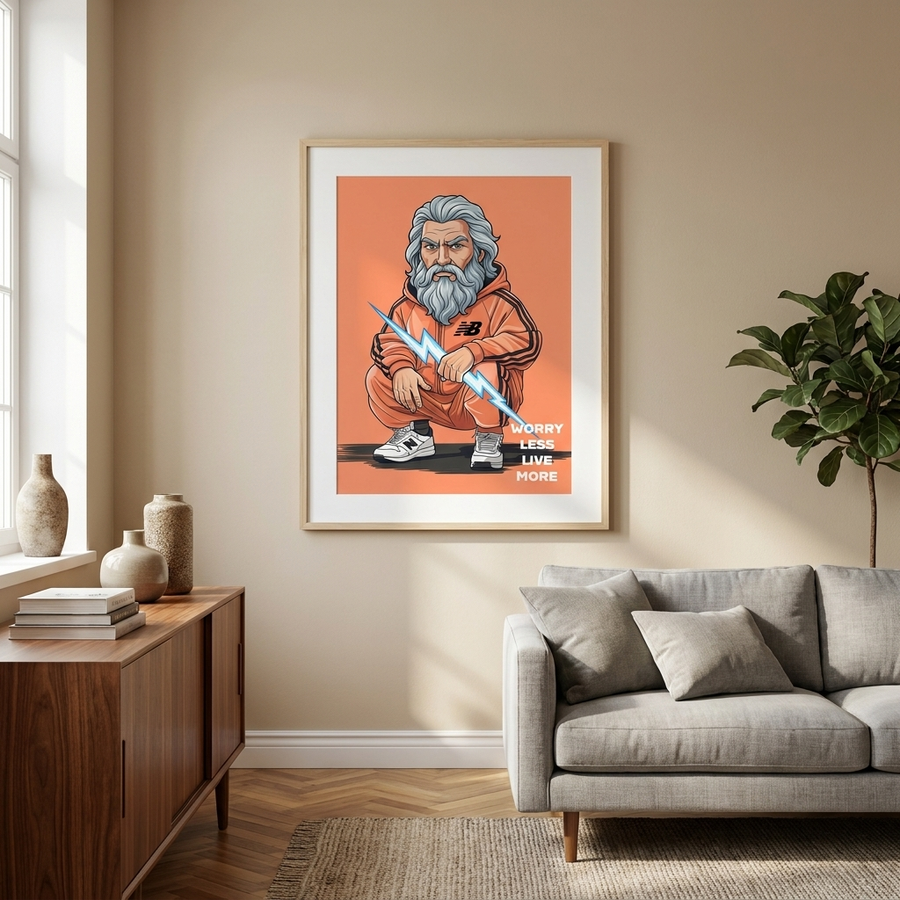 Zeus Swag - Poster Raum Mockup