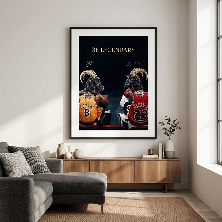 Two GOAT - Poster Raum Mockup
