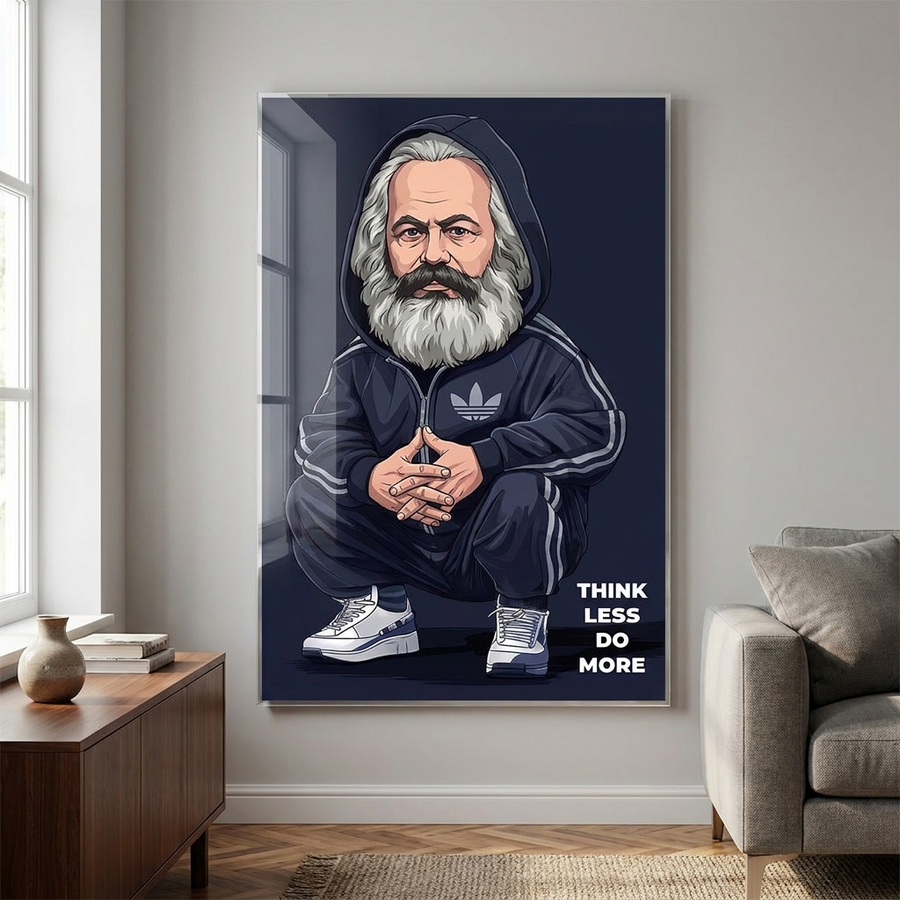 Karl Marx Swag - Acrylglasbild Raum Mockup