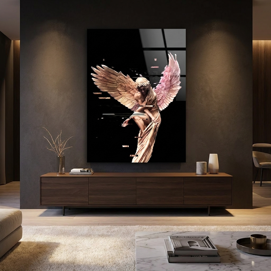 DOTCOMCANVAS Angel Glitch Acrylglas Room