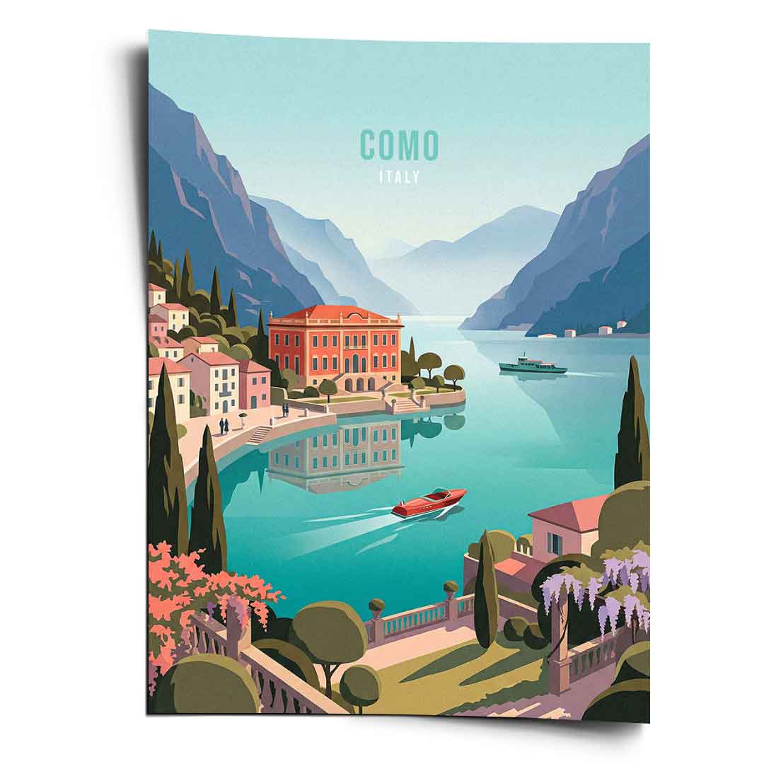 DOTCOMCANVAS Como Poster Vorderansicht