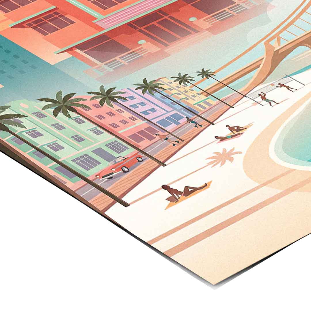 Miami Poster Corner-Detail-Vertical