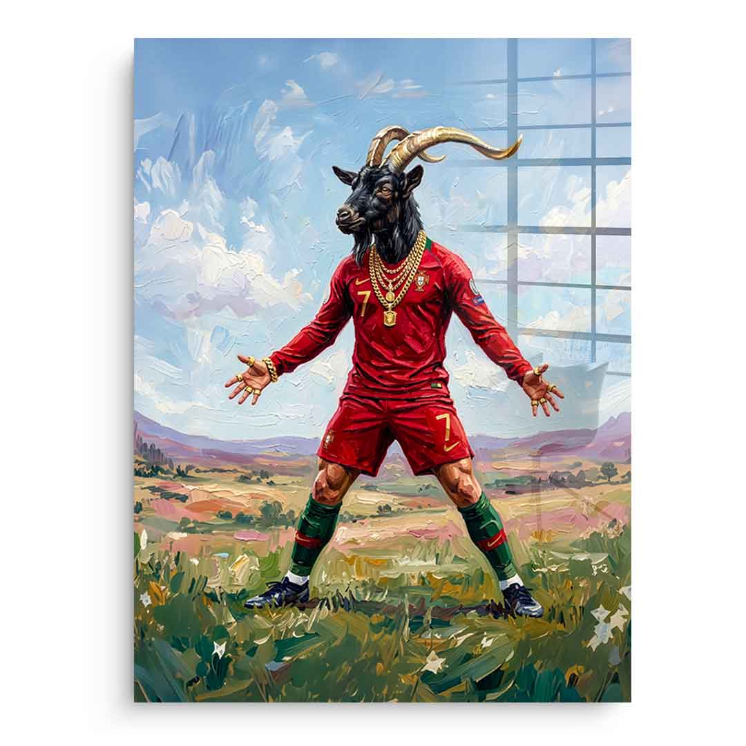 Ronaldo GOAT - Acrylglas