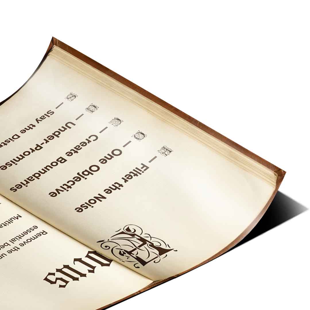 DOTCOMCANVAS® Focus book Poster – Eckdetail