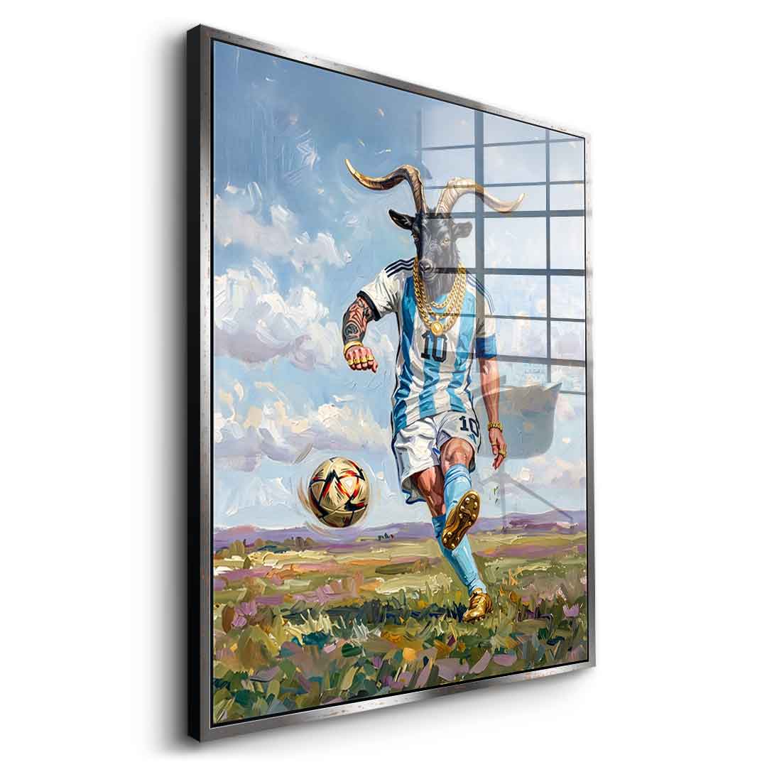 Messi GOAT - Acrylglas
