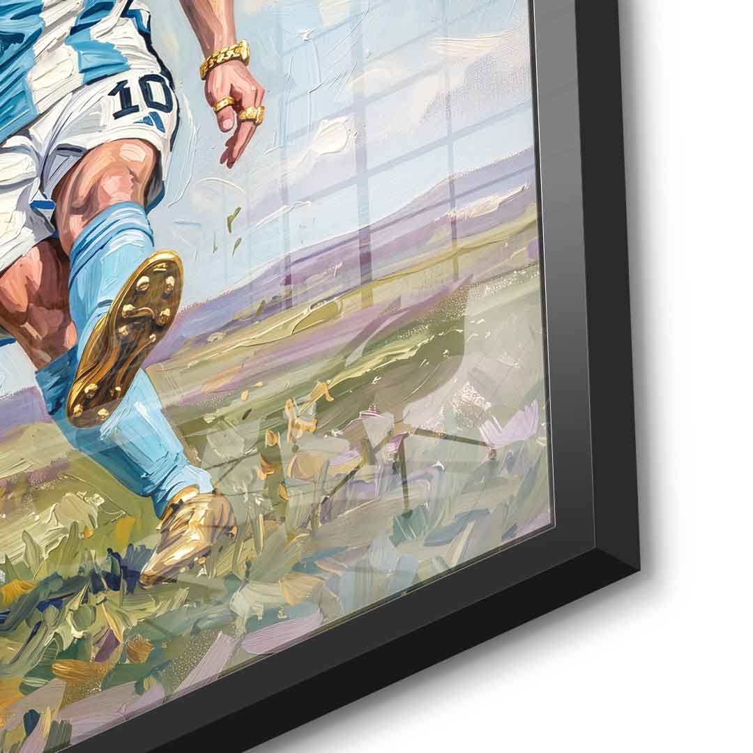 Messi GOAT - Acrylglas