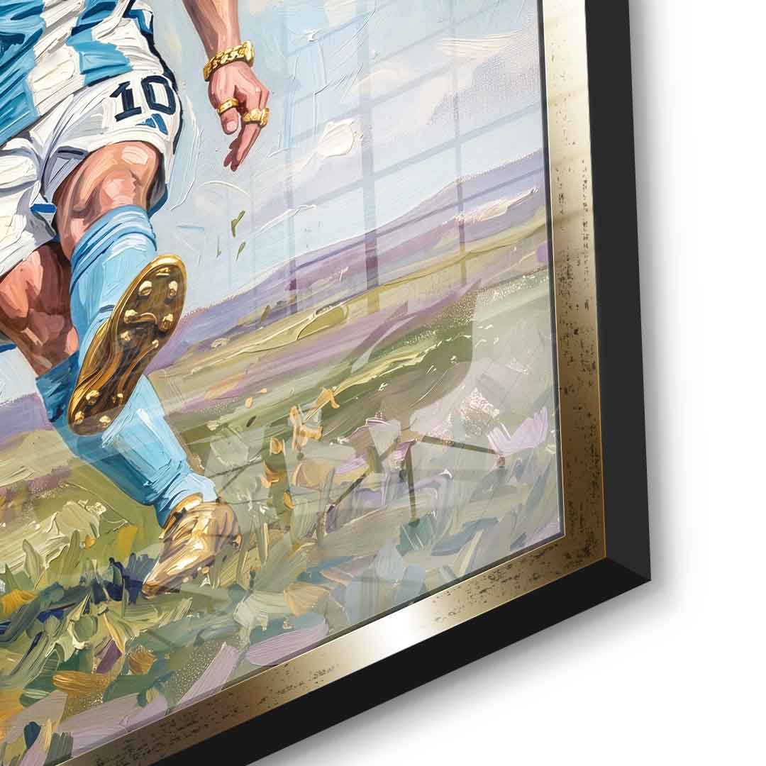 Messi GOAT - Acrylglas