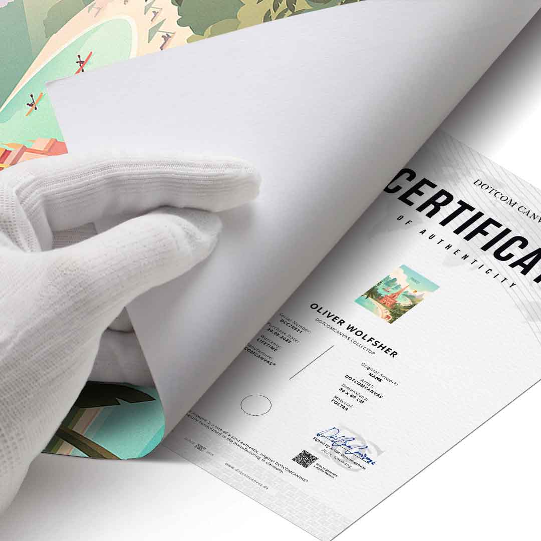 Phuket Poster Zertifikat