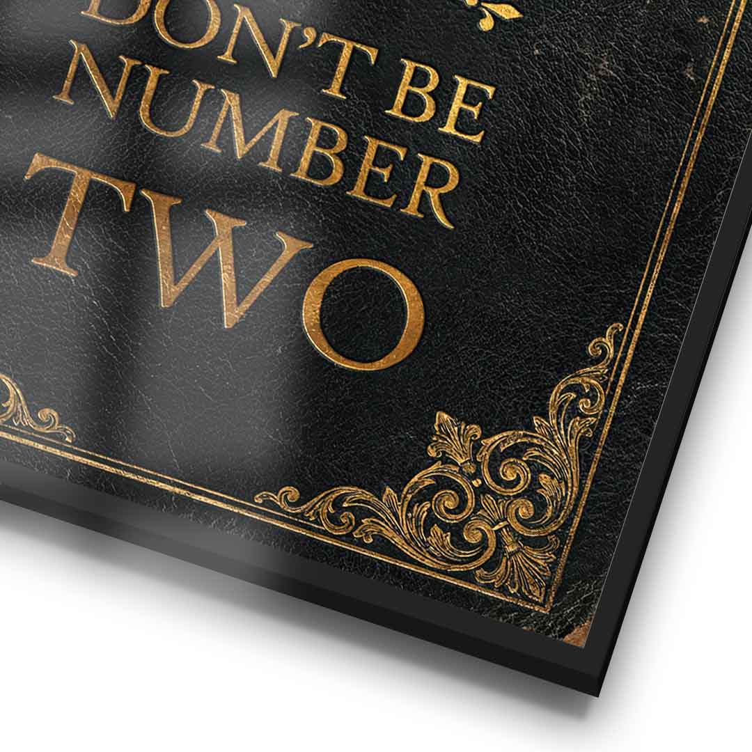DOTCOMCANVAS® Rule Number One Poster – gerahmtes Detail